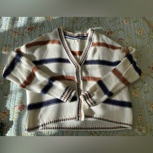 L.A. Hearts Striped Cardigan Women’s Size Small